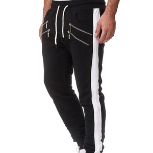 Pantalones Deportivos Personalizados al por Mayor, Pantalones Deportivos Casuales de Forro Polar con Bolsillo Doble con Cremallera para Hombre, para Gimnasio, Ropa Deportiva Informal para Exteriores - Product Image 3