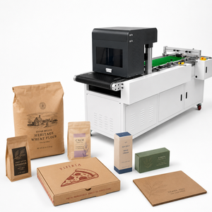 Machine d'impression de boîtes à pizza à passage unique avancée, précision 1200 DPI, technologie <span class=keywords><strong>HP</strong></span> I4, imprimante ondulée à passage unique pour l'emballage de la restauration rapide - Product Image 1
