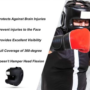 Protector de Boxeo de Alta Calidad Hecho a Medida, Ajustable, para Entrenamiento de Artes Marciales, Sparring, Adultos y Jóvenes, Material de Microfibra - Product Image 6
