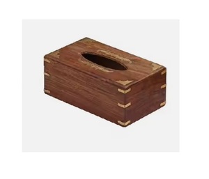 Factory Customization Handmade <b>Napkin</b> Holder Decorative Tabletop Fancy <b>Napkin</b> <b>Dispenser</b> Wooden Tissue Box - Product Image 1