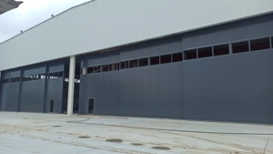 <span class=keywords><strong>Porte</strong></span> de <span class=keywords><strong>hangar</strong></span> coulissante latérale automatique/à télécommande Sunforest, <span class=keywords><strong>porte</strong></span> <span class=keywords><strong>sectionnelle</strong></span> coulissante industrielle robuste - Product Image 4
