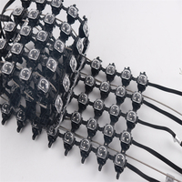 Écran mené extérieur de pixel de maille de rideau en maille mené flexible pour la publicité menée extérieure d'affichage