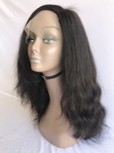 Extensiones de Cabello Humano Virgen sin Procesar, con Cutícula Alineada, Suaves y Sedosas, de 18 Pulgadas, con Encaje Transparente, Onduladas, Completas, para Venta al por Mayor - Product Image 5