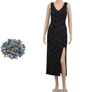 Glue On Loose Resin Rhinestones Resin Material Sparkling Flat Back Craft Use Decoration Stones DIY Clothing <b>Accessories</b> Bulk - Product Image 1