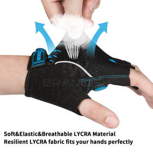 Gants de cyclisme respirants Gants de cyclisme de couleur unie Gants de cyclisme de qualité supérieure fabriqués au Pakistan - Product Image 4