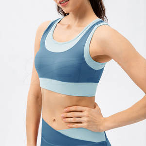 Ensemble de yoga pour femmes de haute qualité à la mode à motif solide meilleur vendeur avec fermeture à la taille élastique Service OEM - Product Image 5