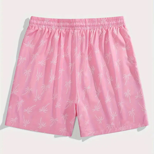 Pantalones cortos de baño para hombre con estampado sólido informal de cintura media con bolsillos laterales superventas al por mayor nueva llegada mejor calidad - Product Image 3
