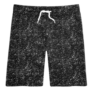 Pantaloncini Univibe Halmos Splatter per Ragazzi, Traspiranti con Stampa a Sublimazione, Taglie XXS-XLS, Vita Elastica, Logo, Colore Nero - Product Image 1