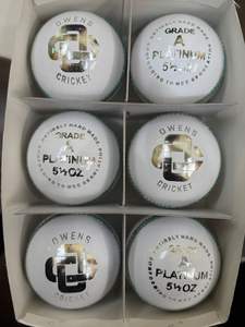 Pelotas de Cricket Blancas Cosidas a Mano, Tamaño para Hombre, 156 g - Product Image 5