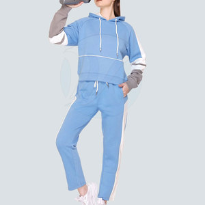 Chándal de manga larga de secado rápido para mujer, ropa de calle, conjuntos para mujer, chándal con logotipo personalizado para mujer - Product Image 5