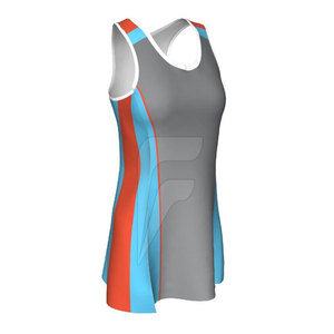 Maillot de netball personnalisable de haute qualité en stock avec design unique, 100 % polyester, respirant et à séchage rapide - Product Image 4