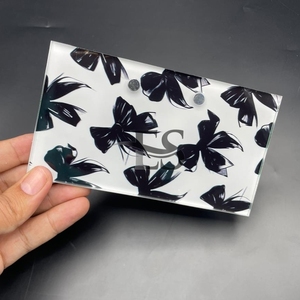 Vente chaude Blanc et Noir Arc Cils Carreaux Logo Personnalisé Durable Acrylique Cils Carreaux Avec Aimants Pour Pince À Cils - Product Image 3