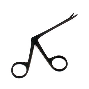 Pinzas Microauriculares de Alta Calidad Premium, Instrumento Quirúrgico Manual de Acero Inoxidable, Punta de 0.8*3mm, Eje Recubierto de Negro de 8cm, MOL - Product Image 1