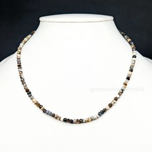 Vente en gros de bijoux pour femmes en perles de Dendrite naturelle opale à facettes - Product Image 4