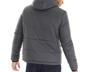2026 vestes gonflées personnalisées de luxe hiver tissu de haute qualité à capuche uni pour vêtements d'hiver veste pour hommes respirant avec OEM - Product Image 4