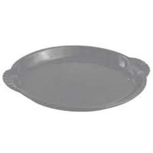 Plato para Servir Pescado de Peltre Vintage, Plato Ovalado Grande de Metal para Mariscos con Asas Dobles de Pescado, Vajilla Costera para el Hogar, Plato de Aluminio - Product Image 4