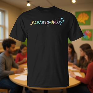 Maglietta retrò per neurodivergenti, neuro-autistici, con spettro ADHD - Product Image 3