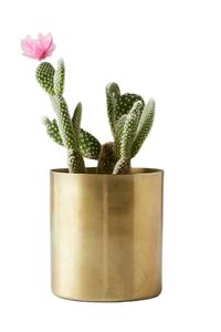 Macetero de Metal Dorado y Cobre, Modelo METAL WAVE, Ecológico, con Soporte de Exhibición, Diseño Elegante para Uso en Interiores/Exteriores, Hogar y Jardín - Product Image 3