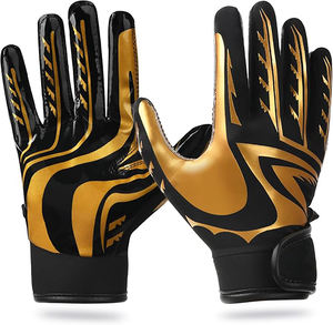 Prix raisonnable Logo personnalisé Gants de football américain Imperméable Respirant Séchage rapide Matériau en polyester de qualité supérieure - Product Image 4