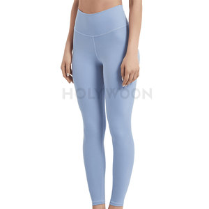 Elegant Look Yoga <b>Leggings</b> with Elastic Waistband Solid <b>Pattern</b> High Quality Quick Dry & Breathable for Home & Outdoor Use - Product Image 3