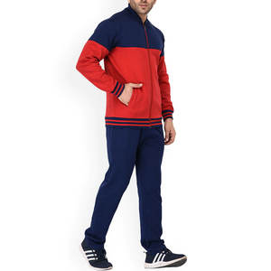 Chándal de hombre de corte delgado con mezcla de poliéster suave sensación suave y puños elásticos diseñados para viajes, trabajo o estilo de vida activo - Product Image 3