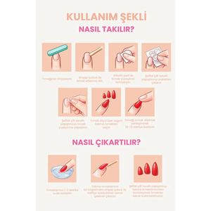 Ruban adhésif double face résistant pour l'application de faux ongles - Product Image 2