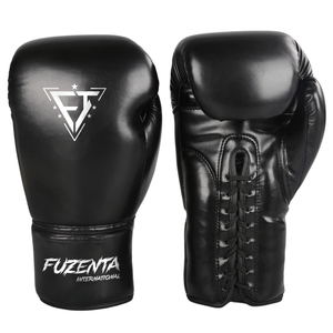 Gants de boxe légers en cuir de qualité supérieure à lacets pour la compétition et le combat – Vente en gros, personnalisables, les meilleurs gants primés - Product Image 1
