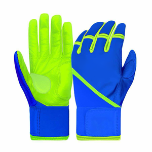 Best Quality Leather Baseball Batting Gloves Customized Logo & Colors Breathable and Lightweight Baseball Batting Gloves - Product Image 1