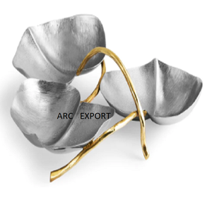 Bol en métal de qualité supérieure ustensiles de salle à manger bol décoratif grande décoration standard style de luxe bols de service uniques à vendre - Product Image 4