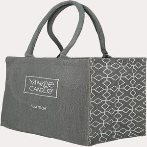 Producto de Venta caliente de alta calidad logotipo personalizado yute bolsa de compras bolsa de lona de algodón artículo estilo patrón carta promoción ENG - Product Image 3