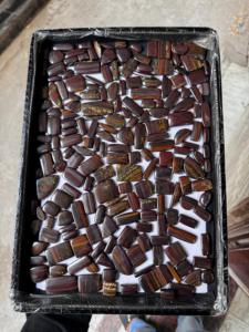 Venta al por mayor AAA grado hierro Ojo de Tigre cabujón verde piedra preciosa natural tamaño mixto forma joyería hecha a mano hacer piedras preciosas sueltas - Product Image 3