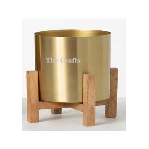 Jardinière en aluminium au design fantastique, ensemble de trois jardinières de différentes tailles, forme ronde, jardinières d'extérieur et d'intérieur - Product Image 5