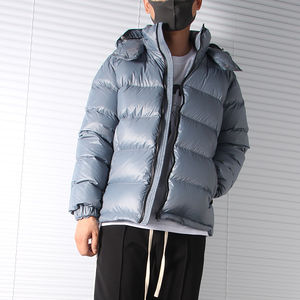 Ropa ligera de alta demanda para hombre, chaqueta acolchada de burbujas de gran tamaño personalizada OEM para hombre, chaquetas de invierno - Product Image 6