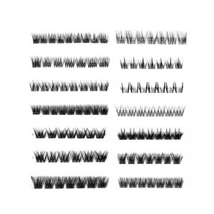 Handmade DIY Matte Feather 3D Effect Volume <b>Cluster</b> <b>Lash</b> Kit OEM ODM Eyelash Extensions - Product Image 3