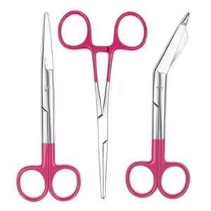 Kit de Sutura Quirúrgica de Acero Inoxidable de 5 Piezas, Chapado en Oro, Color BP, Pinzas, Tijeras, Juego de Práctica de Sutura Médica de Surgiright - Product Image 5
