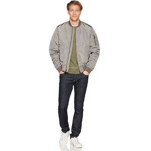 Blouson bombardier personnalisé décontracté pour hommes de haute qualité vêtements de rue en toile coupe-vent d'hiver veste décontractée pour hommes de haute qualité - Product Image 3