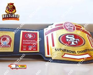 Ceinture de champion des San Francisco 49ers pour adultes, confortable et durable, taille haute, tailles 2 mm et 4 mm, en zinc - Product Image 2