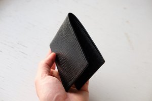 Cartera plegable de cuero real con modo sigiloso a la moda para hombres con ventana de identificación y bloqueo de RFID EN EL LBW-0196 - Product Image 5