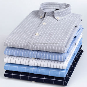 เสื้อเชิ้ตผู้ชายแบรนด์สั่งทำ ลายทาง แขนยาว ทรงเข้ารูป คุณภาพสูง สไตล์ลำลอง ธุรกิจ เป็นมิตรกับสิ่งแวดล้อม แห้งเร็ว - Product Image 6