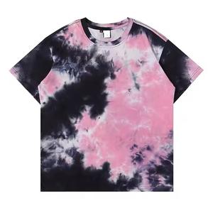 Diseño personalizado Tie Dye Oversize para hombre Camiseta calidad gruesa algodón Casual camisetas de talla grande hombres camiseta de alta calidad para el verano - Product Image 3