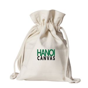 Bolsa cosmética de lona de algodón de calidad superior, bonito estilo ecológico con impresión de logotipo personalizado, cierre de cadena de moda BSCI Vietnam - Product Image 2