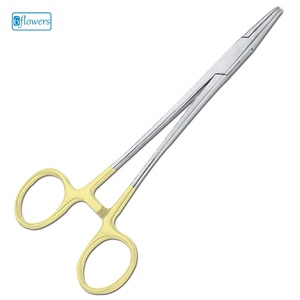 Six Flowers/OEM Porte-aiguille chirurgical F7-254 18cm pour chirurgie générale Certifié CE Classe I Instrument manuel ISO 2015 - Product Image 1