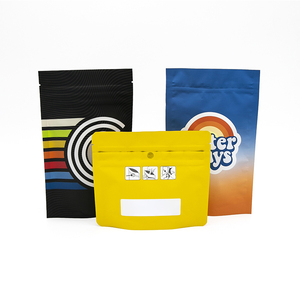 Bolsas de Aluminio con Cierre Hermético Doypack para Almacenamiento de Alimentos, Bolsas Mylar a Prueba de Olores, Bolsa Negra Mate con Cierre para Empacar Alimentos - Product Image 4