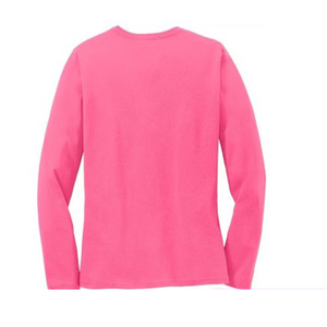 เสื้อยืดแขนยาวผู้หญิงคุณภาพเยี่ยม ดีไซน์สั่งทำได้ ราคาขายส่งโดยตรงจากบังกลาเทศ ผ้าฝ้าย 100% ทรงเข้ารูป - Product Image 1