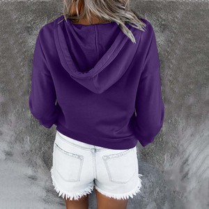 Sweats à capuche surdimensionnés pour femmes pulls à capuche avec épaules tombantes style hiver femmes sweats à capuche personnalisés fournisseur en gros - Product Image 6