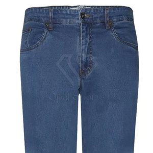 Pantalon en jean pour hommes de haute qualité Style décontracté léger avec braguette à boutons Design personnalisable en gros - Product Image 4