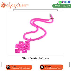 Meilleur collier de perles religieuses uniques personnalisables pour femmes Colliers de perles de verre faites à la main - Product Image 5
