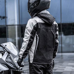 ชุดมอเตอร์ไซด์กันน้ำผลิตตามสั่งสำหรับผู้ชายชุดกีฬากันลมไซส์ใหญ่พิเศษ - Product Image 6