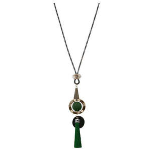 Urthn 2Tone Plated Tassel Declaración Collar Moda 1112503A - Product Image 1