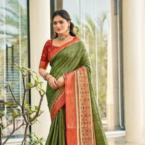 Vipul Ridhima Pure Silk Saree Material Fournisseur pour les vêtements indiens et pakistanais à Mumbai - Product Image 1